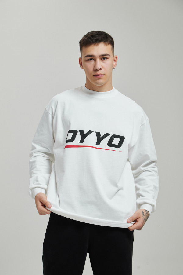 Лонгслив OYYO RACER RED белый L