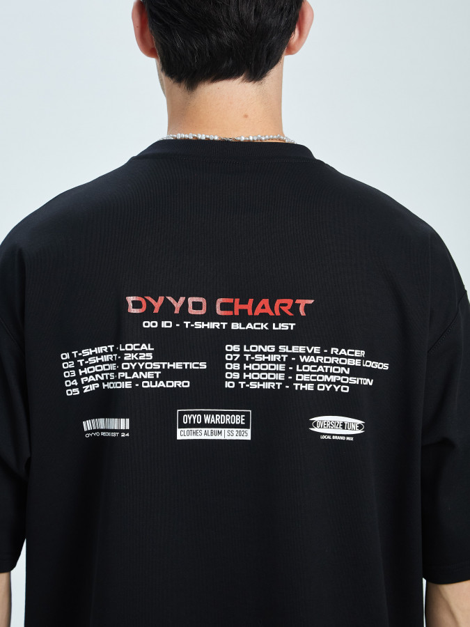 Футболка OYYO CHART черная  S