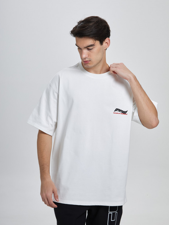 Футболка OYYO SAMPLE SESSION белая XL