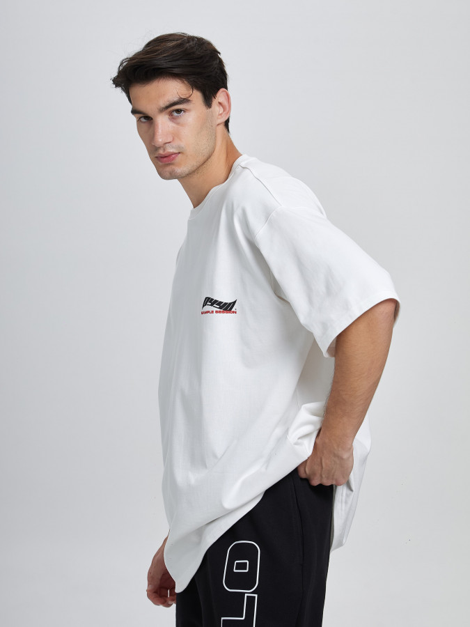 Футболка OYYO SAMPLE SESSION белая XL