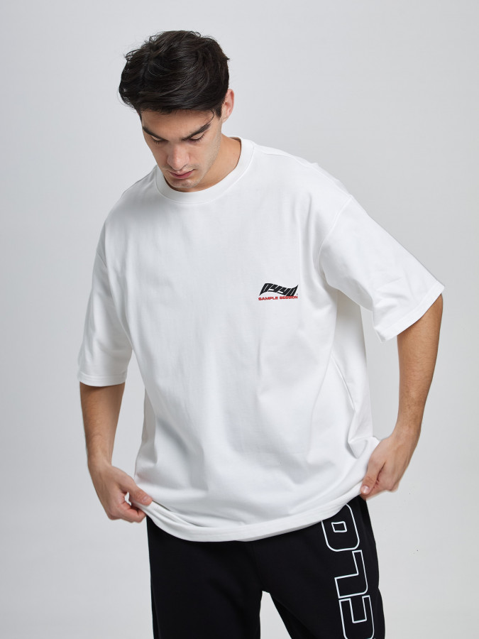 Футболка OYYO SAMPLE SESSION белая XL