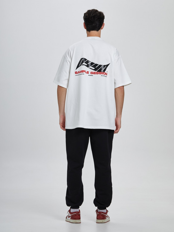 Футболка OYYO SAMPLE SESSION белая XL