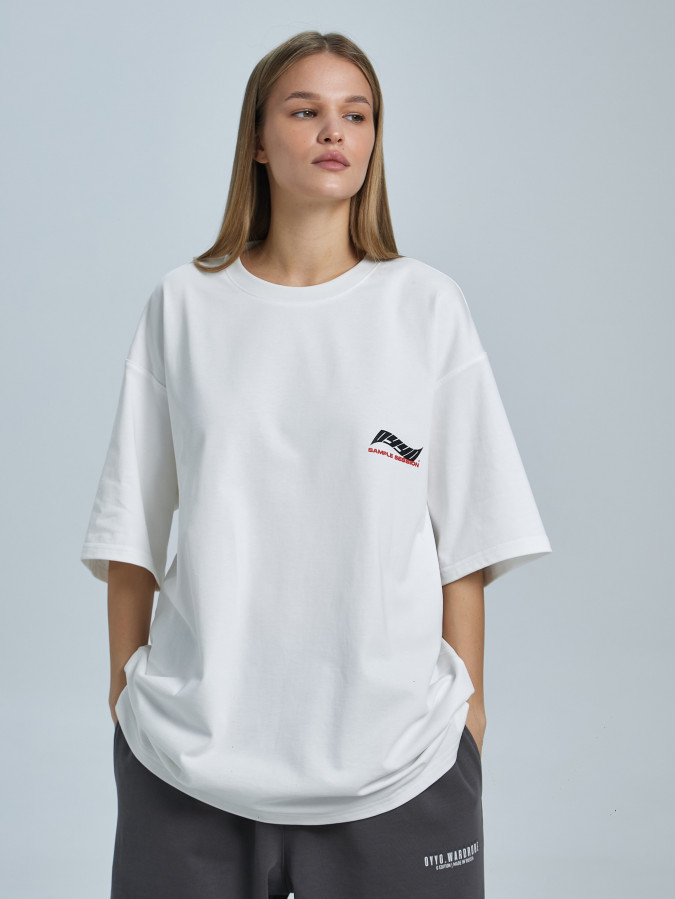 Футболка OYYO SAMPLE SESSION белая XL