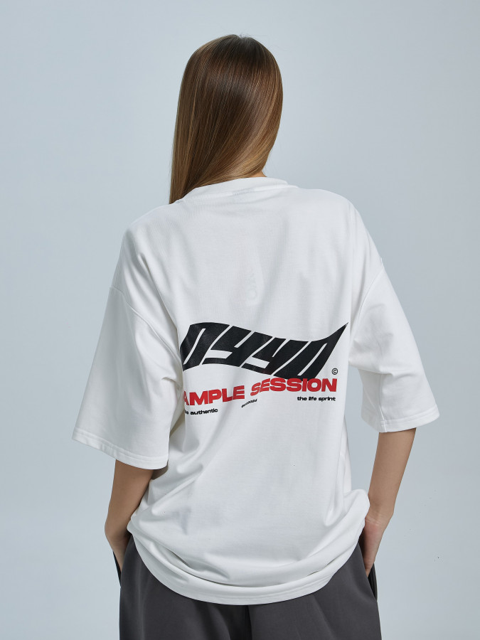 Футболка OYYO SAMPLE SESSION белая XL