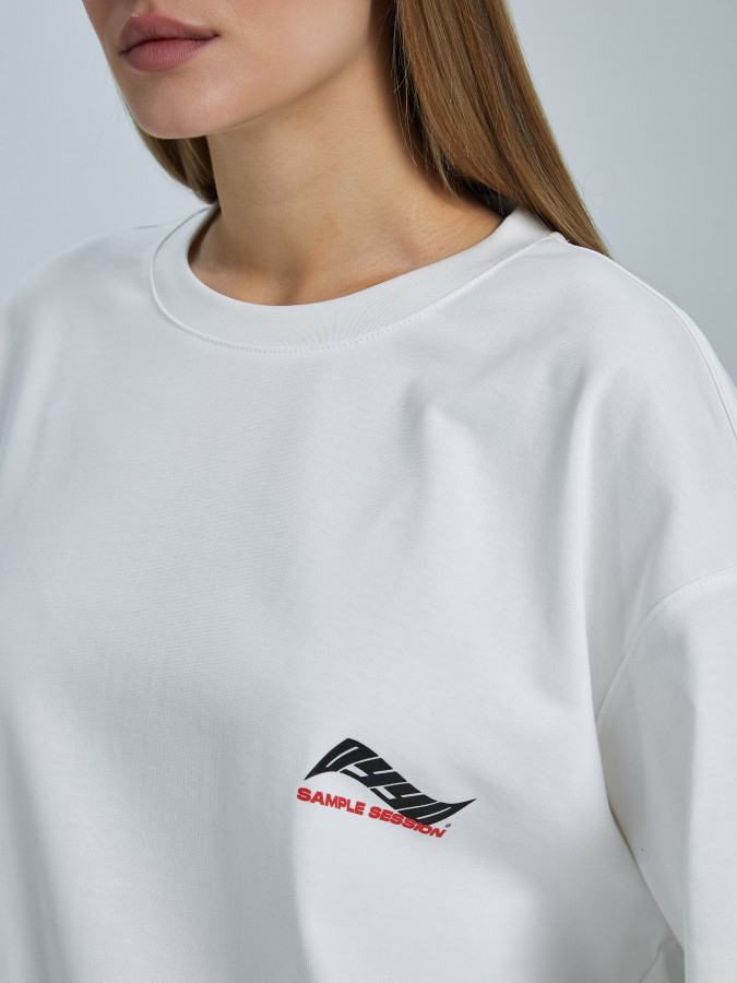 Футболка OYYO SAMPLE SESSION белая XL