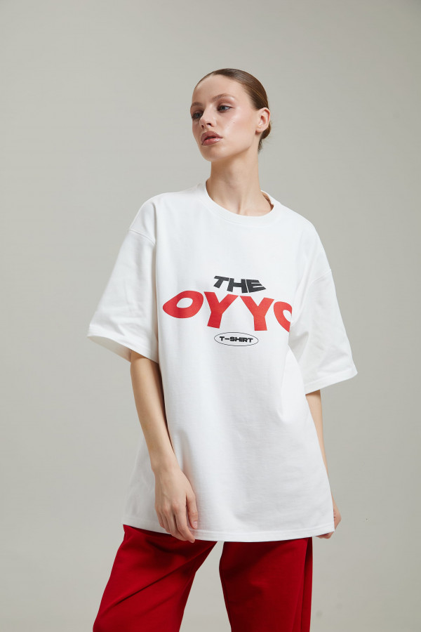 Футболка OYYO THE OYYO RED белая XL