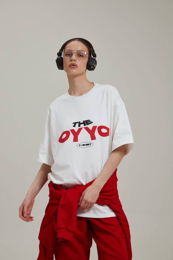 Футболка OYYO THE OYYO RED белая XL