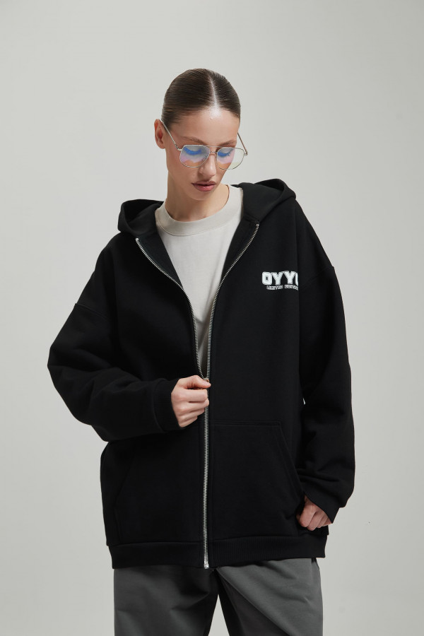 Зип худи OYYO QUADRO черный L