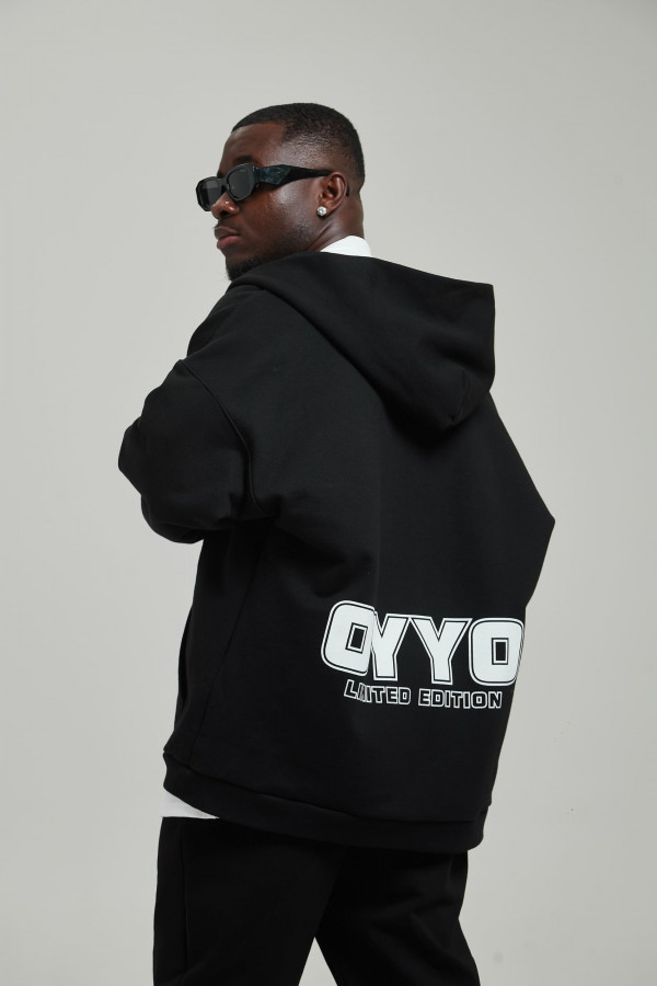 Зип худи OYYO QUADRO черный L